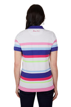 Thomas Cook Womens Perry S/S Polo (T4S2512054) White/Multi [SD]