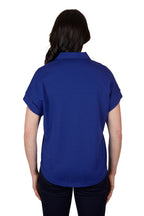 Thomas Cook Womens Penny Polo Top (T4S2575071) Cobalt [SD]