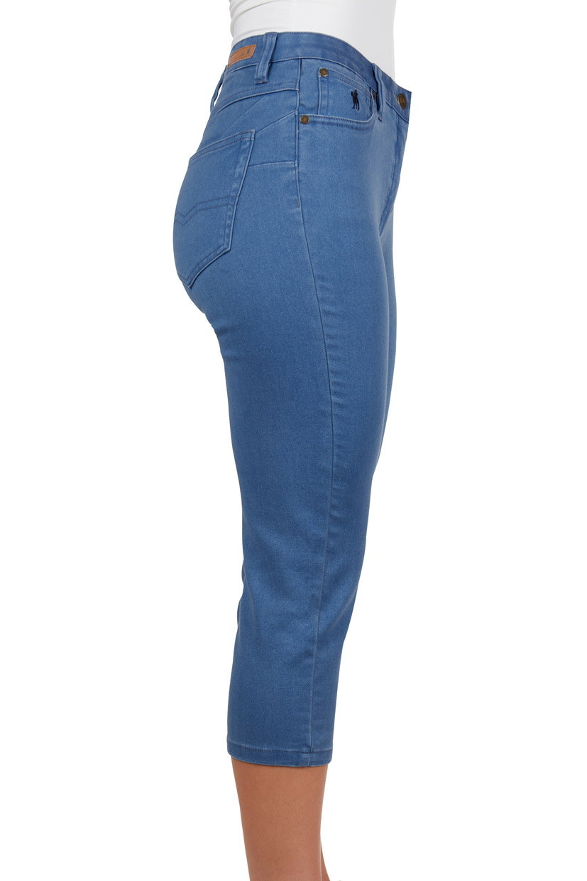 Thomas Cook Womens Suzie Slimmer Capri Pants (T4S2224128) Avalon Wash [SD]