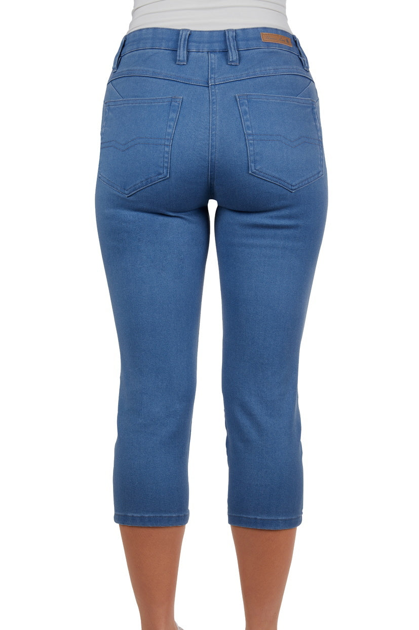 Thomas Cook Womens Suzie Slimmer Capri Pants (T4S2224128) Avalon Wash [SD]