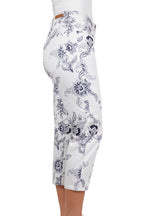 Thomas Cook Womens Annie Capri Pants (T4S2230097) White/Multi [SD]