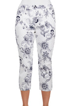 Thomas Cook Womens Annie Capri Pants (T4S2230097) White/Multi [SD]