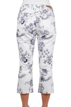 Thomas Cook Womens Annie Capri Pants (T4S2230097) White/Multi [SD]