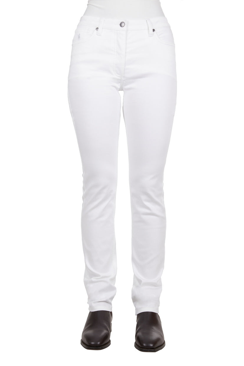 Thomas Cook Womens Suzie Slimmer Leg Jeans 32 Leg (T4S2215128) White [SD]