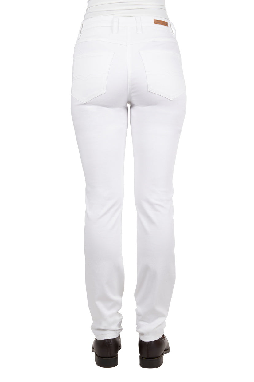 Thomas Cook Womens Suzie Slimmer Leg Jeans 32 Leg (T4S2215128) White [SD]
