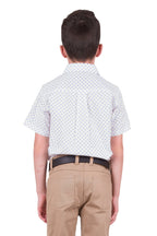 Thomas Cook Boys Jude S/S Shirt (T4S3138048) White/Royal [SD]