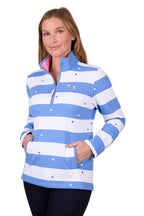 Thomas Cook Womens Eden 1/4 Zip Rugby (T5W2527083) Blue [SD]