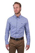 Thomas Cook Mens Cruz Tailored L/S Shirt (T5W1121050) Blue [SD]