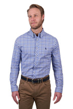 Thomas Cook Mens Cruz Tailored L/S Shirt (T5W1121050) Blue [SD]