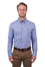 Thomas Cook Mens Cruz Tailored L/S Shirt (T5W1121050) Blue [SD]