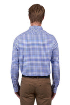 Thomas Cook Mens Cruz Tailored L/S Shirt (T5W1121050) Blue [SD]