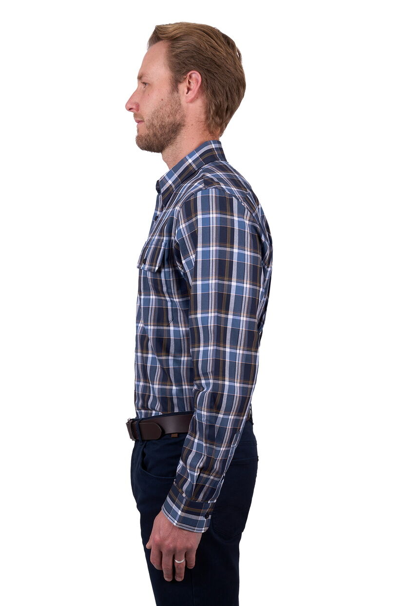 Thomas Cook Mens Adrian L/S Shirt (T5W1115032) Navy/Multi [SD]