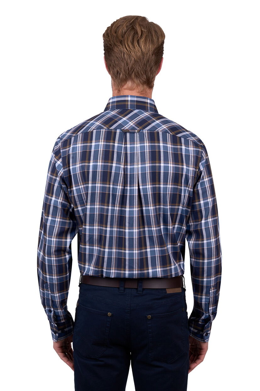 Thomas Cook Mens Adrian L/S Shirt (T5W1115032) Navy/Multi [SD]