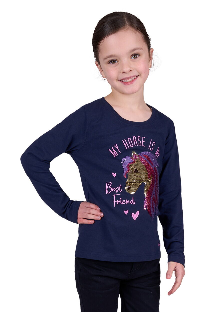 Thomas Cook Girls Lily L/S Tee (T5W5501142) Navy [SD]