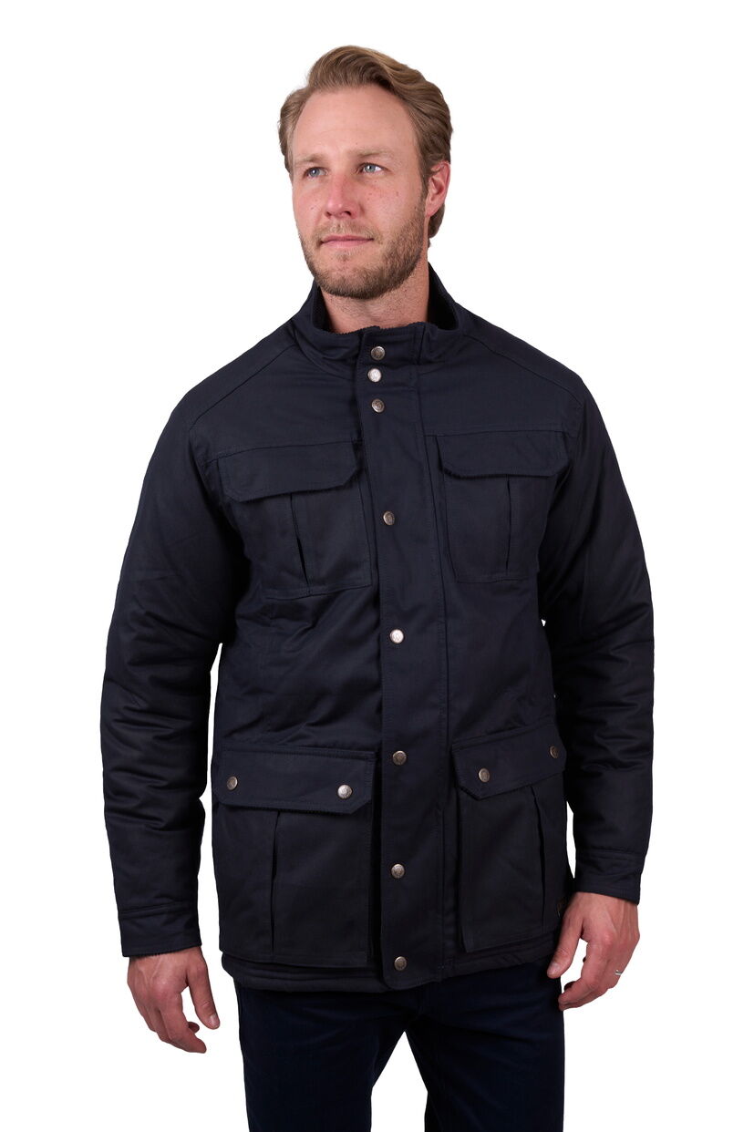 Thomas Cook Mens Tarcutta Oilskin Jacket (TCP1712408) Navy
