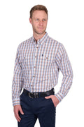 Thomas Cook Mens Scott L/S Shirt (T5S1115032) Navy/Tan