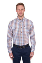 Thomas Cook Mens Scott L/S Shirt (T5S1115032) Navy/Tan