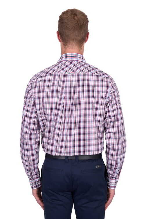 Thomas Cook Mens Jeff L/S Shirt (T5S1115034) Navy/Red