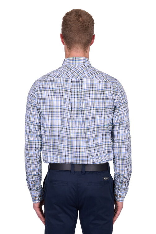 Thomas Cook Mens Eric L/S Shirt (T5S1115035) Blue/Green