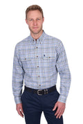 Thomas Cook Mens Eric L/S Shirt (T5S1115035) Blue/Green