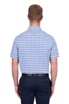 Thomas Cook Mens Chris Tailored S/S Shirt (T5S1121049) Blue/Tan