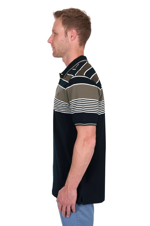 Thomas Cook Mens Josua Polo (T5S1504018) Navy/Tan