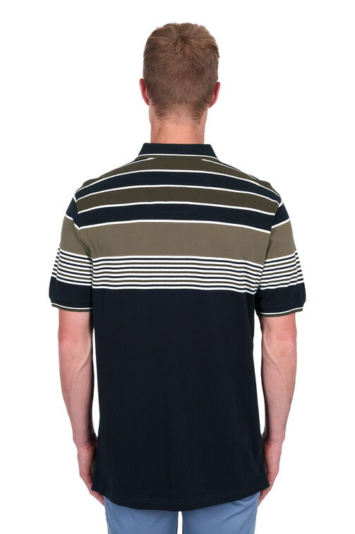 Thomas Cook Mens Josua Polo (T5S1504018) Navy/Tan