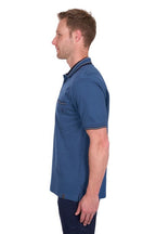 Thomas Cook Mens Ben Tailored Polo (T5S1506014) Blue Ocean