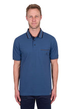 Thomas Cook Mens Ben Tailored Polo (T5S1506014) Blue Ocean