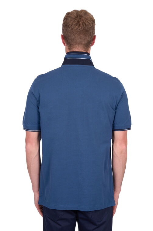 Thomas Cook Mens Ben Tailored Polo (T5S1506014) Blue Ocean