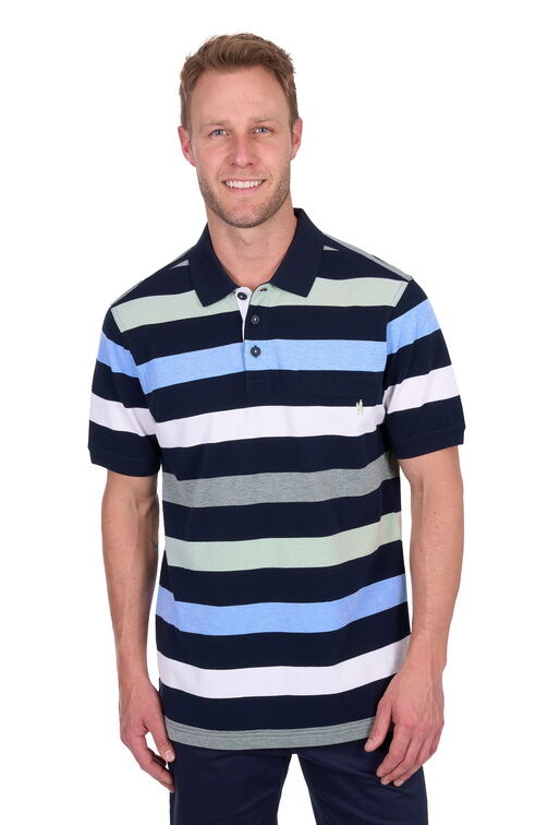 Thomas Cook Mens Charles Polo (T5S1509019) Navy/Green