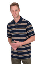 Thomas Cook Mens Anthony Polo (T5S1509020) Navy/Dark Tan