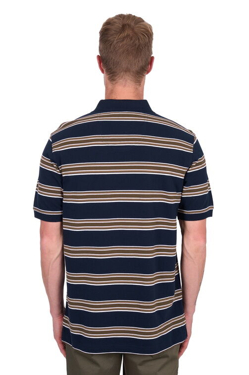 Thomas Cook Mens Anthony Polo (T5S1509020) Navy/Dark Tan