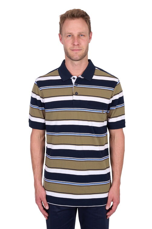 Thomas Cook Mens Tim Polo (T5S1509025) Navy/Tan