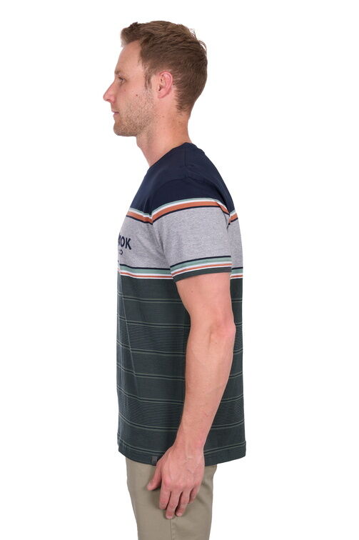 Thomas Cook Mens Dion S/S Tee (T5S1516007) Navy/Green