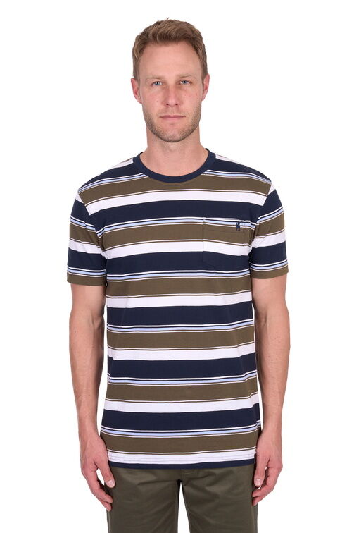 Thomas Cook Mens Keith S/S Tee (T5S1516009) Navy/Dark Tan