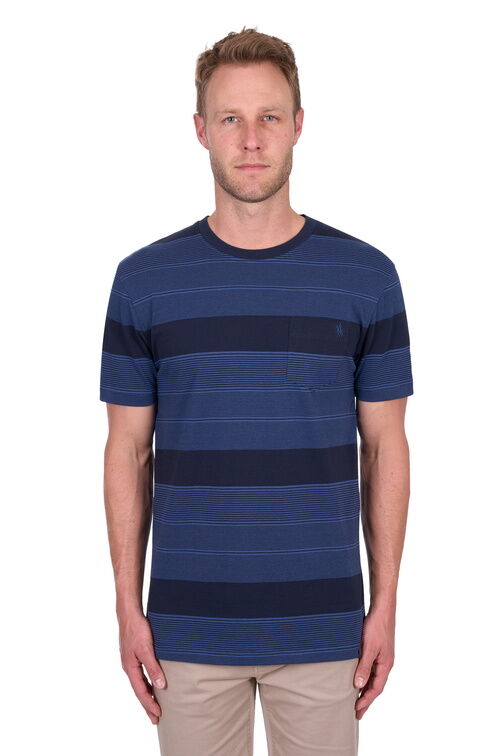 Thomas Cook Mens Edward S/S Tee (T5S1516011) Navy/Blue Ocean