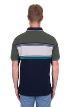 Thomas Cook Mens Andy Tailored Polo (T5S1521015) Navy/Green