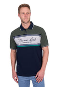 Thomas Cook Mens Andy Tailored Polo (T5S1521015) Navy/Green