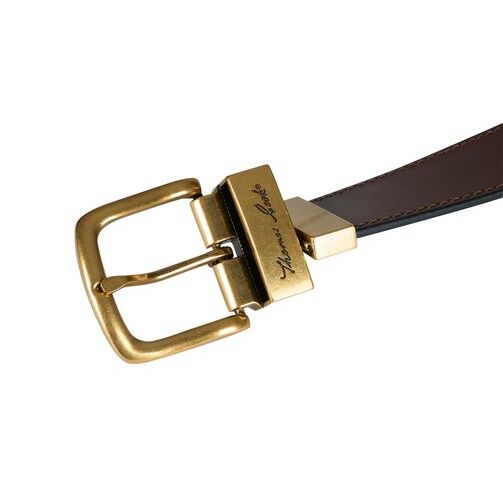 Thomas Cook Lincoln Reversible Belt (TCP1947BEL) Dark Tan/Black