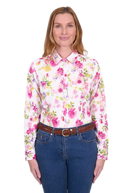 Thomas Cook Womens Mila L/S Shirt (T5S2114094) Pink/Multi