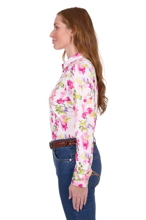 Thomas Cook Womens Mila L/S Shirt (T5S2114094) Pink/Multi