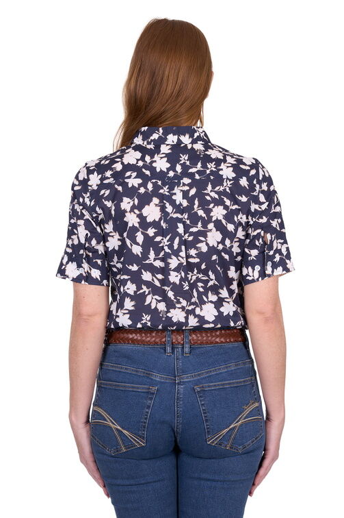 Thomas Cook Womens Celine S/S Shirt (T5S2125093) Navy/Tan