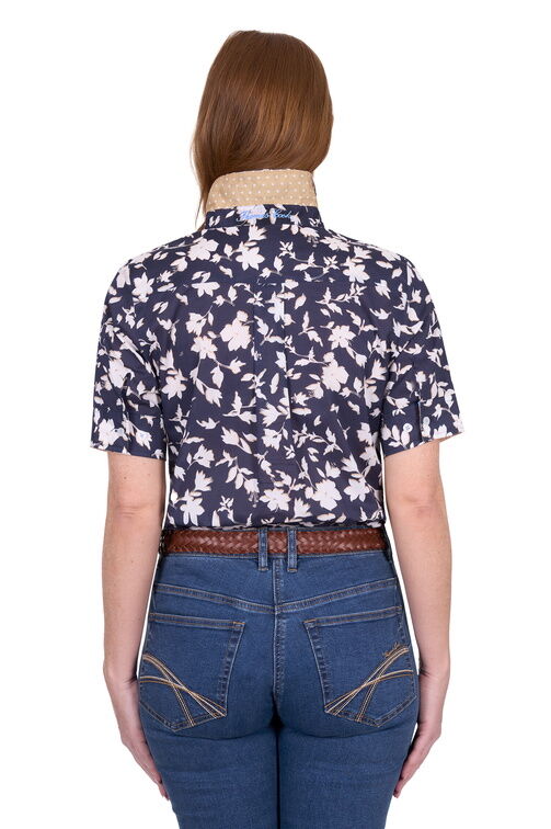 Thomas Cook Womens Celine S/S Shirt (T5S2125093) Navy/Tan