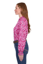 Thomas Cook Womens Ruby L/S Blouse (T5S2137090) Hot Pink