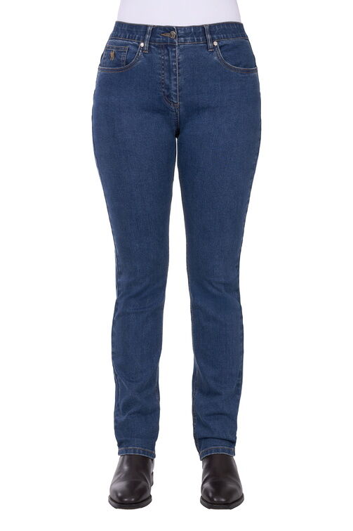 Thomas Cook Womens Lucy Slim Leg Jeans - 32 Leg (TCP2215064) Mid Wash