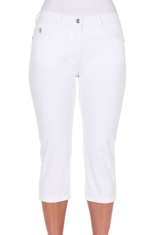 Thomas Cook Womens Anita Capri Pants (T5S2230065) White