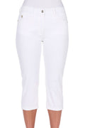 Thomas Cook Womens Anita Capri Pants (T5S2230065) White