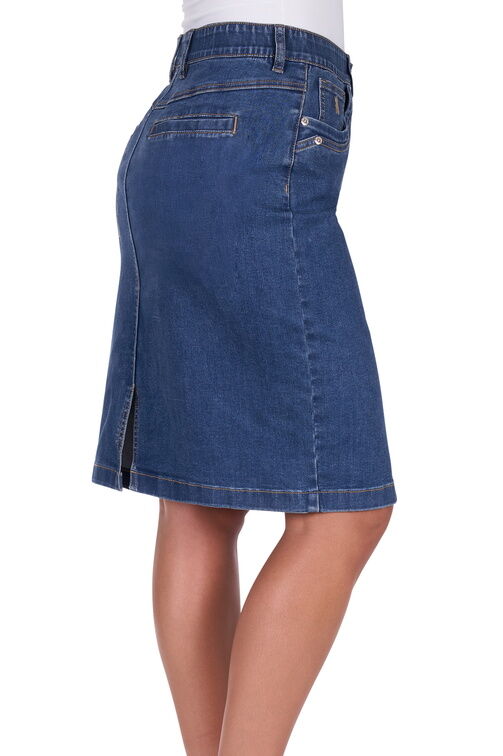 Thomas Cook Womens Lucy Denim Skirt (TCP2410064) Mid Wash