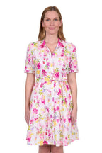 Thomas Cook Womens Flora S/S Dress (T5S2413102) Pink/Multi